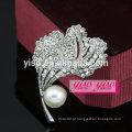 Elegante broche personalizado de cristal